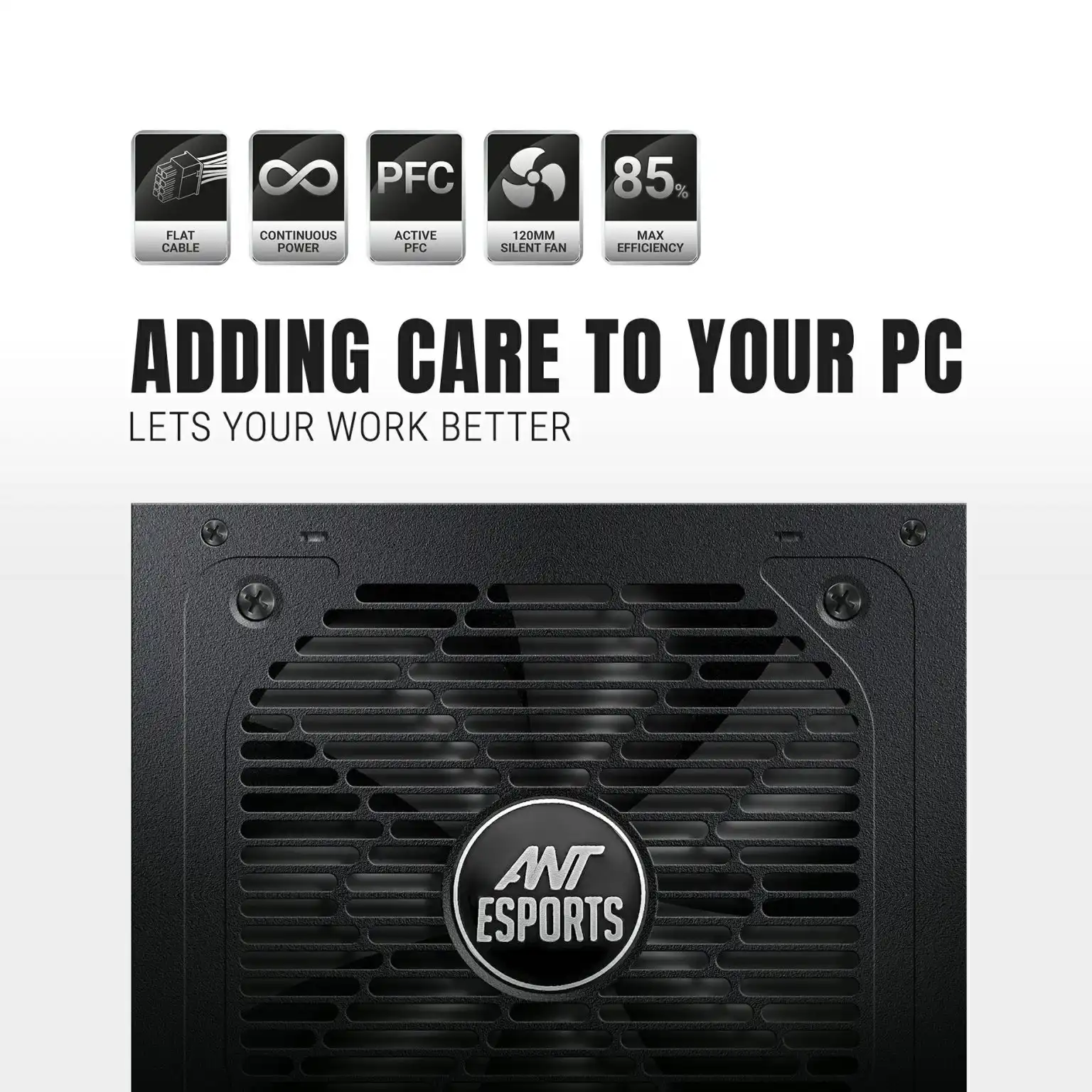 Ant Esports FG650 650W 80 Plus Gold Power Supply 4