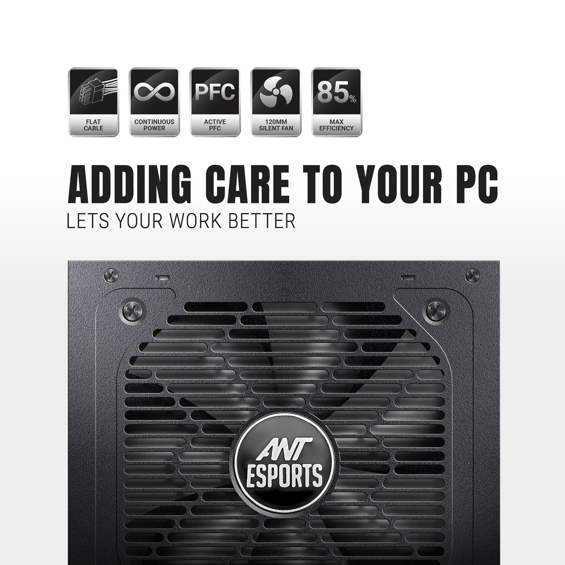 Ant Esports FG850 V2 850W 80 Plus Gold Power Supply 3