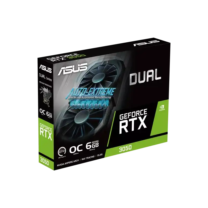ASUS Dual GeForce RTX 3050 OC Edition 6GB GDDR6 Graphics Card 7