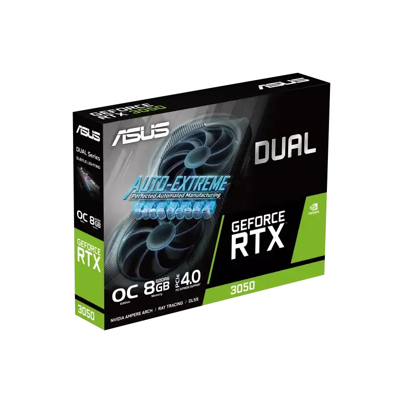 ASUS Dual GeForce RTX 3050 V2 OC Edition 8GB GDDR6 Graphics Card 6