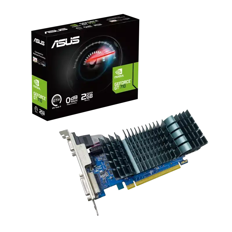 ASUS GeForce GT 710 2GB DDR3 EVO Graphics Card