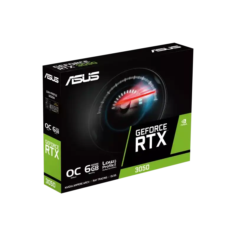 ASUS GeForce RTX 3050 LP BRK OC Edition 6GB GDDR6 Graphics Card 6