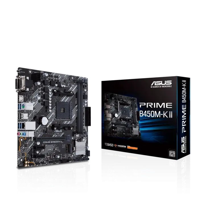 ASUS PRIME B450M-K II Motherboard