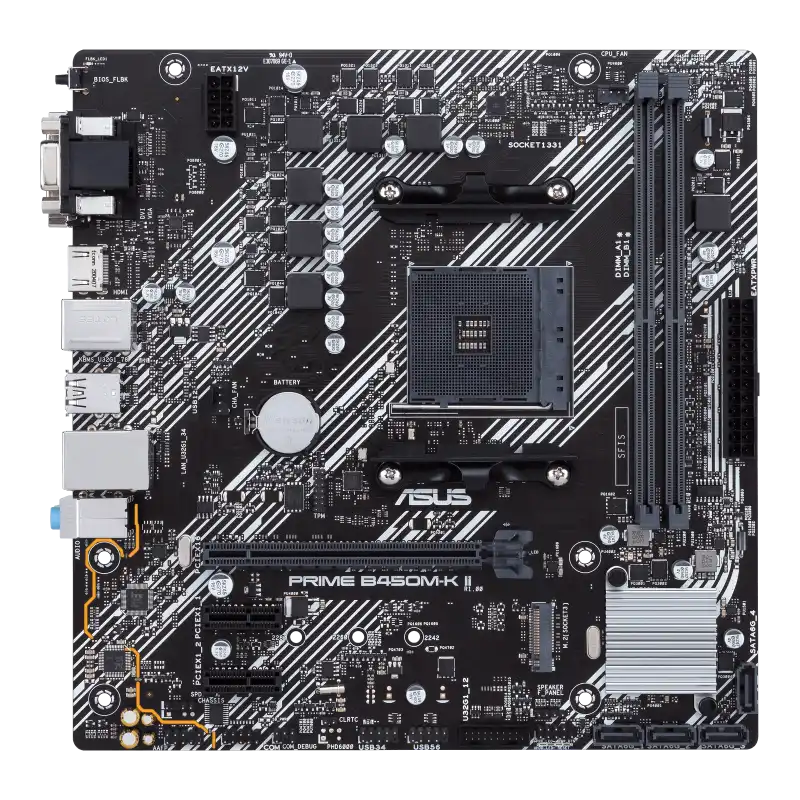 ASUS PRIME B450M-K II Motherboard 2