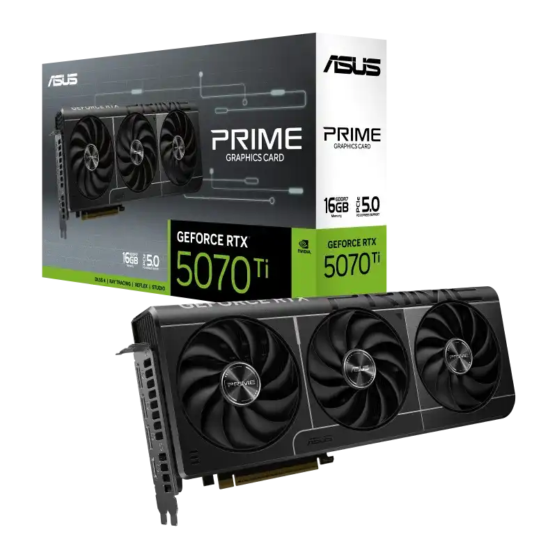 ASUS PRIME GeForce RTX 5070 Ti 16GB GDDR7 Graphics Card