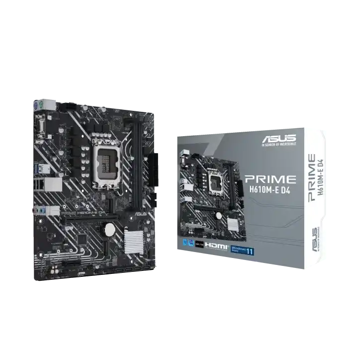 ASUS PRIME H610M-E D4 Motherboard