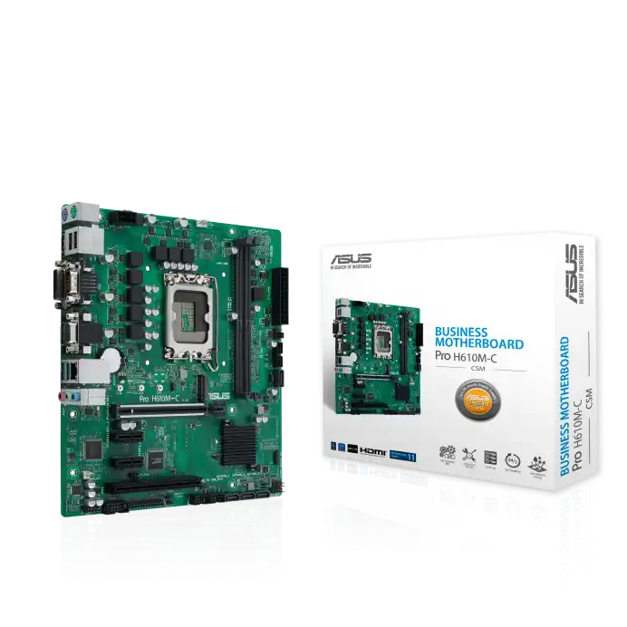 ASUS Pro H610M-C-CSM Motherboard