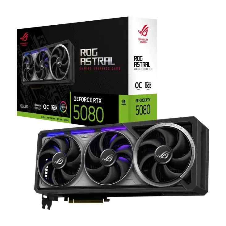 ASUS ROG Astral GeForce RTX 5080 16GB GDDR7 OC Edition Graphics Card