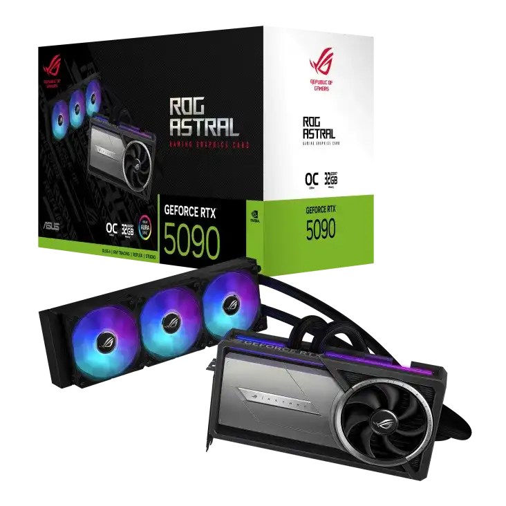 ASUS ROG Astral LC GeForce RTX 5090 32GB GDDR7 OC Edition Graphics Card 1