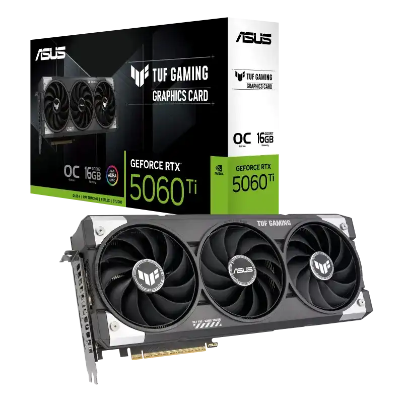 ASUS TUF Gaming GeForce RTX 5060 Ti 16GB GDDR7 OC Edition Graphics Card