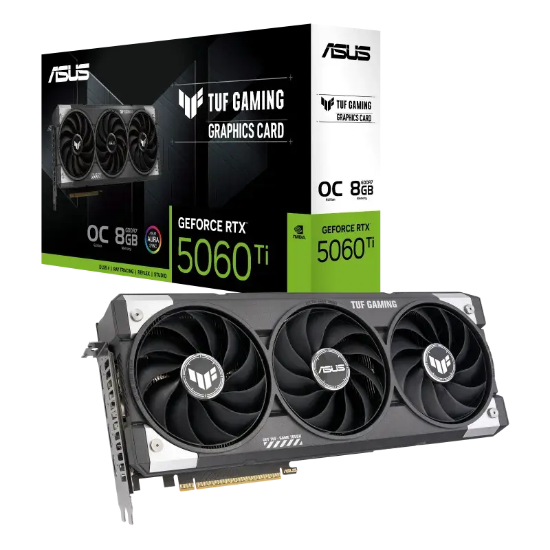 ASUS TUF Gaming GeForce RTX 5060 Ti 8GB GDDR7 OC Edition Graphics Card