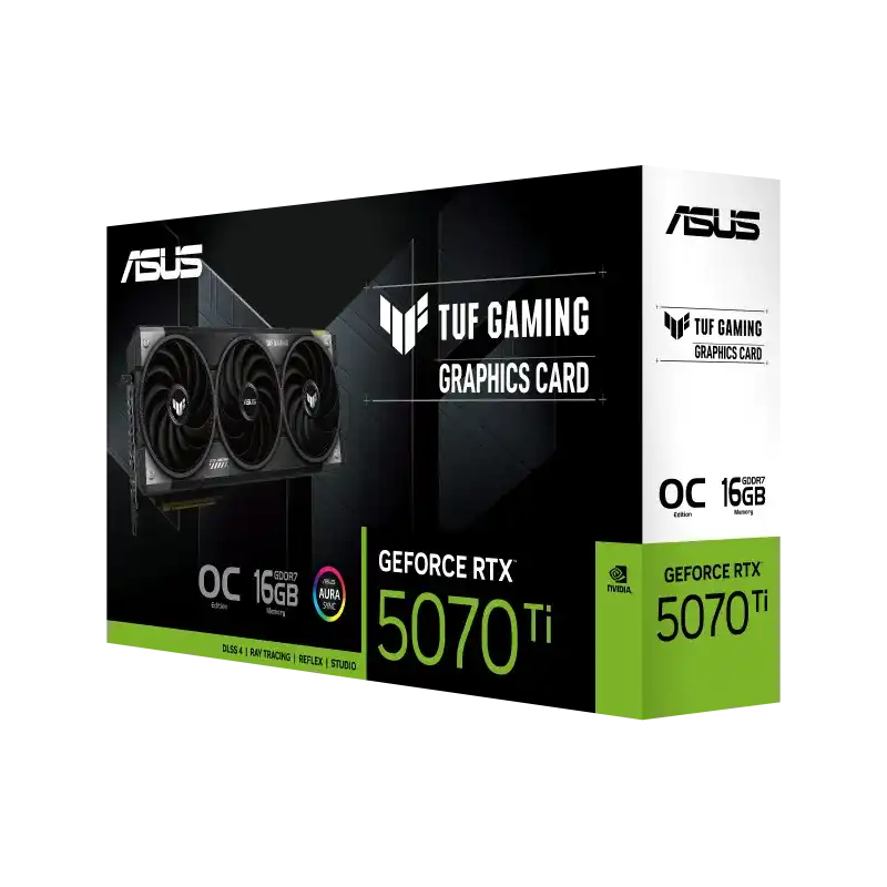 ASUS TUF Gaming GeForce RTX 5070 Ti 16GB GDDR7 OC Edition Graphics Card 7