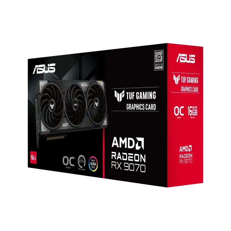 ASUS TUF Gaming Radeon RX 9070 OC Edition 16GB GDDR6 Graphics Card 6