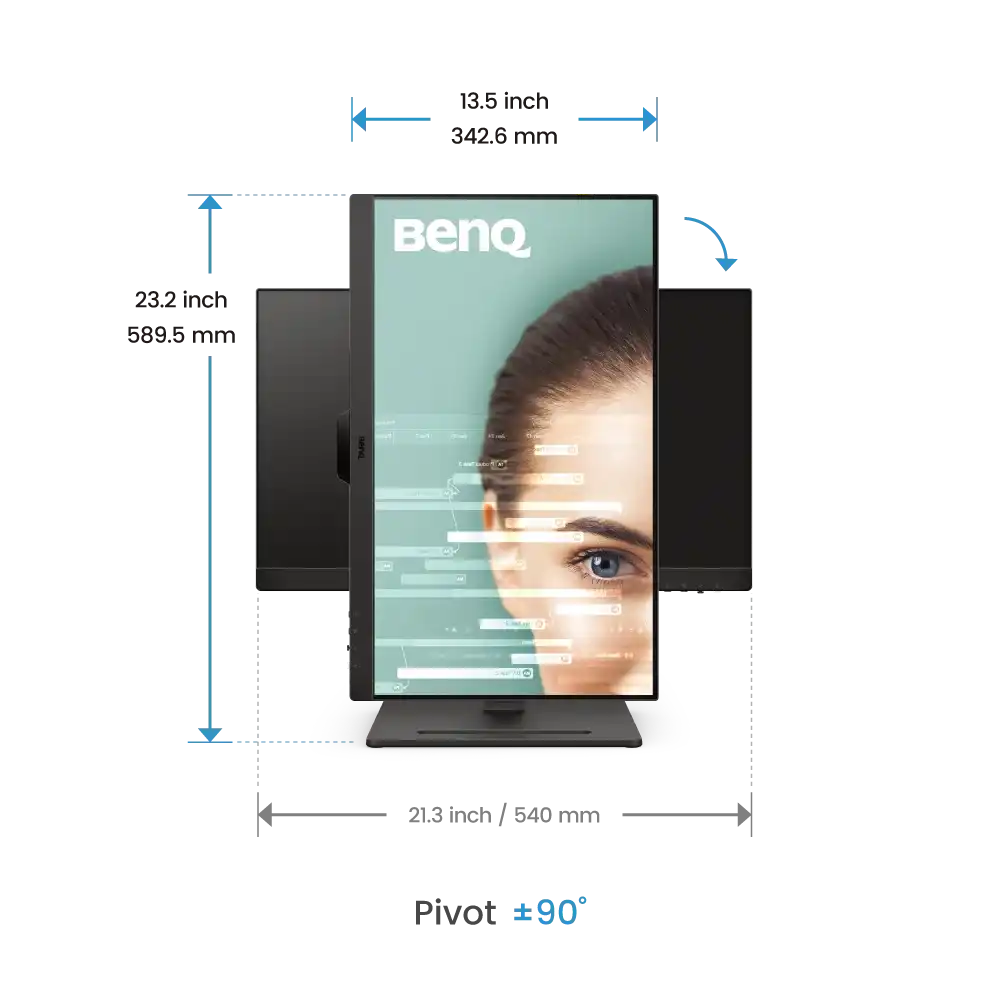 BenQ GW2490T 23.8" FHD IPS 100Hz EyeCare Monitor 5
