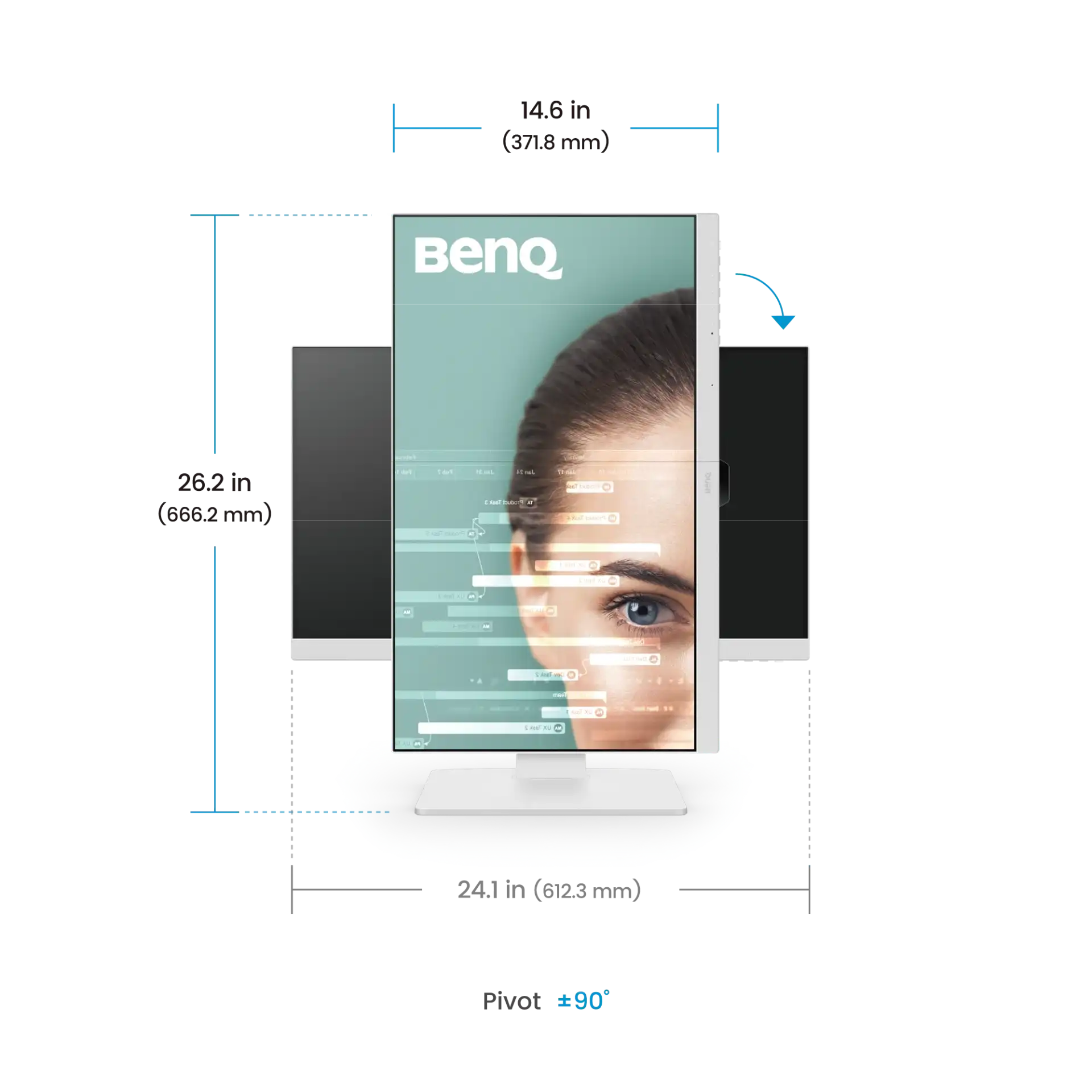BenQ GW2786TC 27" FHD IPS 100Hz Programming Monitor 6