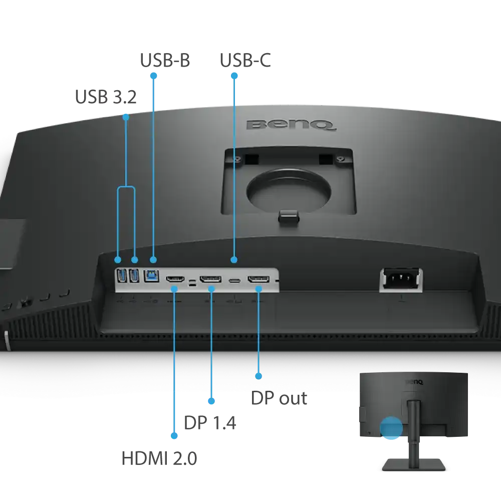 BenQ PD2506Q 25" 2K IPS Designer Monitor 8