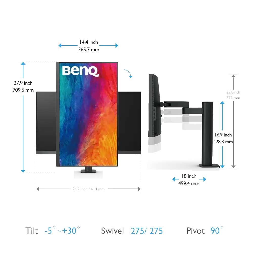 BenQ PD2705UA 27" 4K IPS Designer Monitor 4