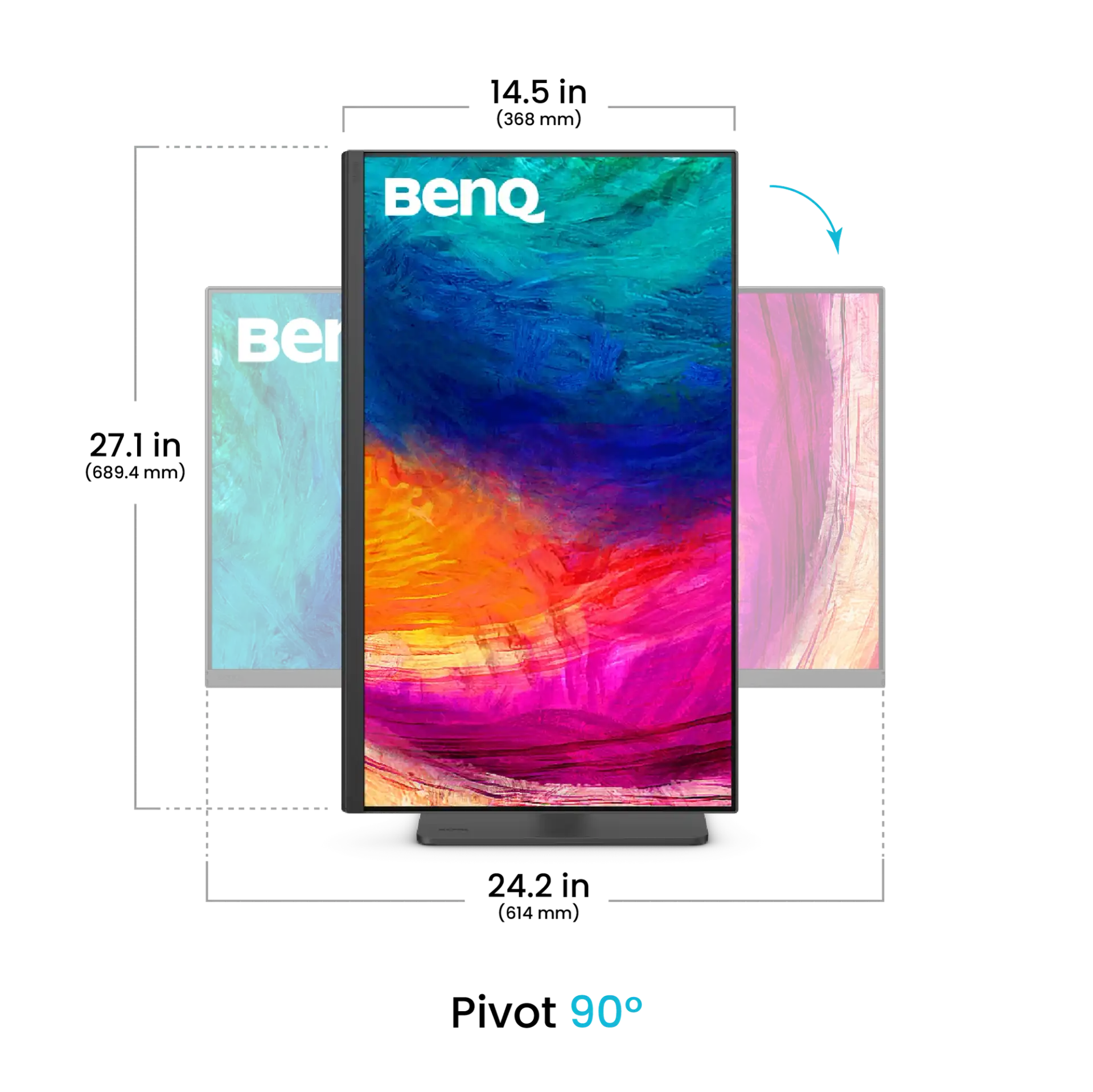 BenQ PD2706QN 27" QHD Designer Monitor 3