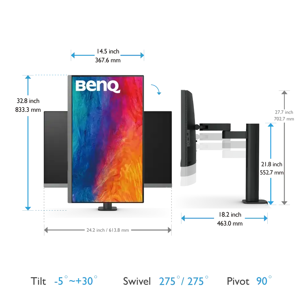 BenQ PD2706UA 27" 4K IPS Designer Monitor 4