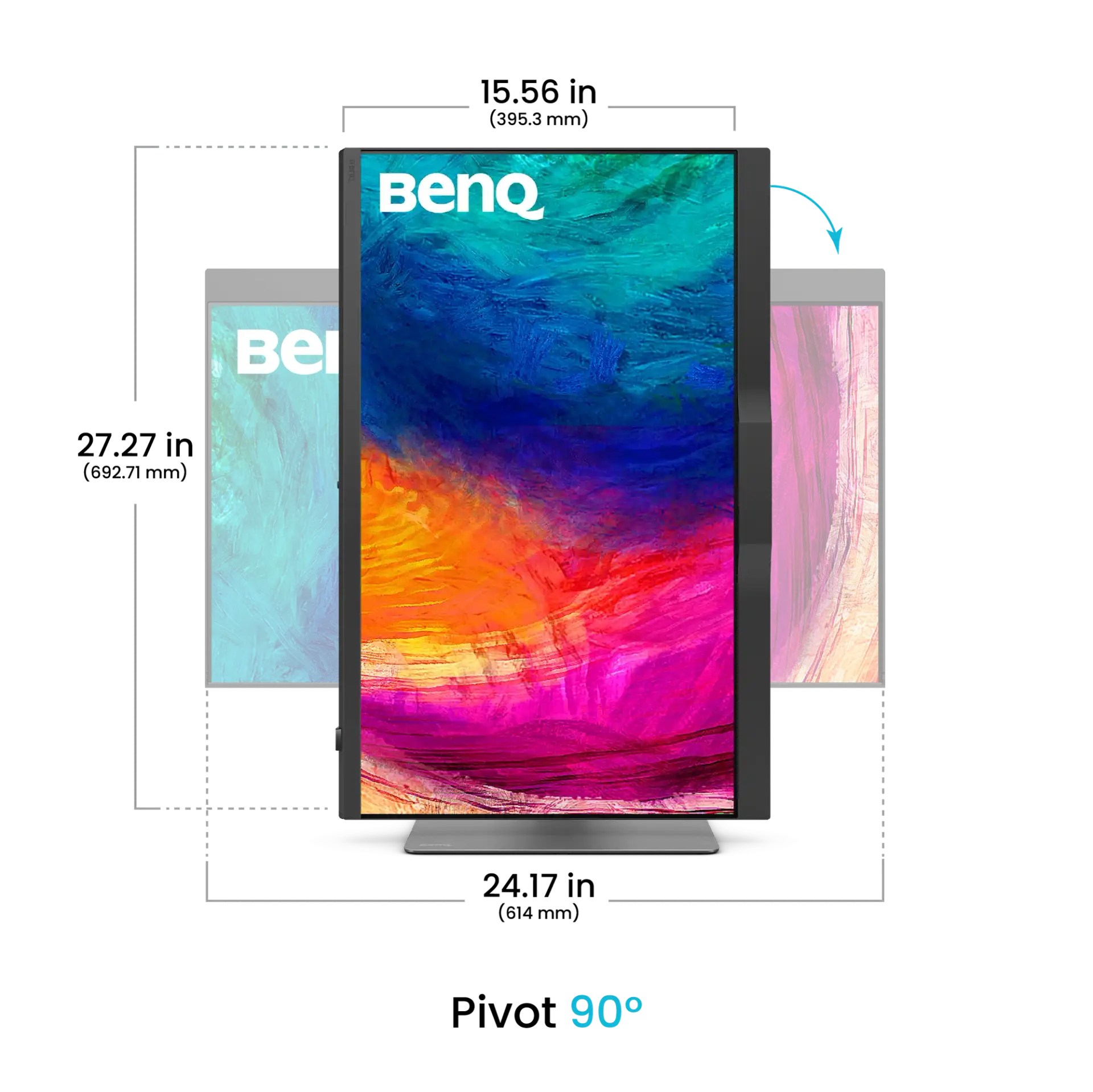 BenQ PD2770U 27" 4K IPS Designer Monitor 5