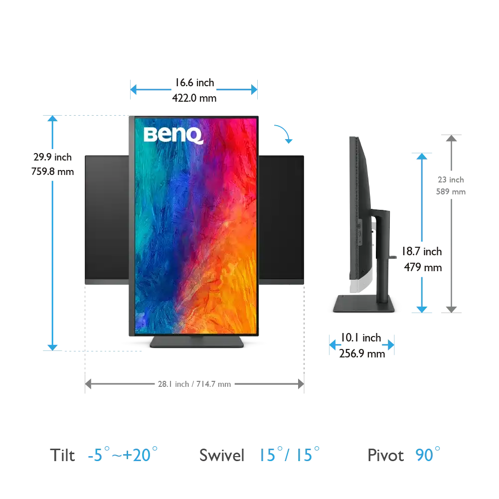 BenQ PD3205U 31.5" 4K IPS Designer Monitor 7