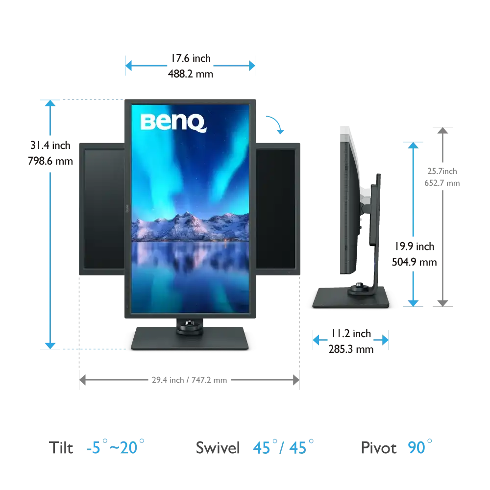 BenQ SW321C 32" 4K IPS Photographer Monitor 5