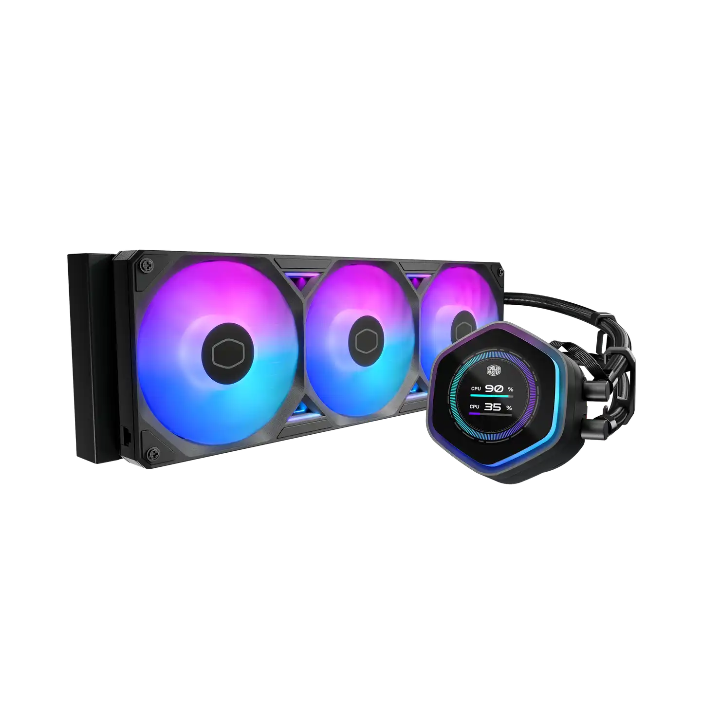 Cooler Master MasterLiquid Atmos II LCD 360mm Black Liquid Cooler