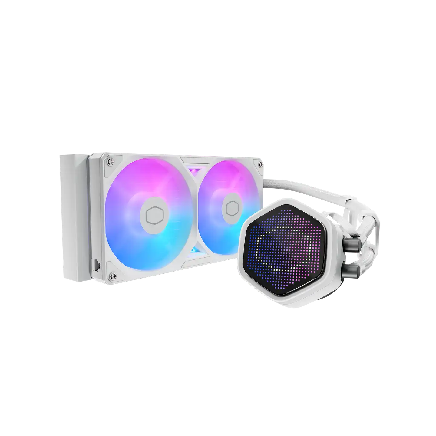 Cooler Master MasterLiquid Atmos II Pixel LED 240mm White Liquid Cooler