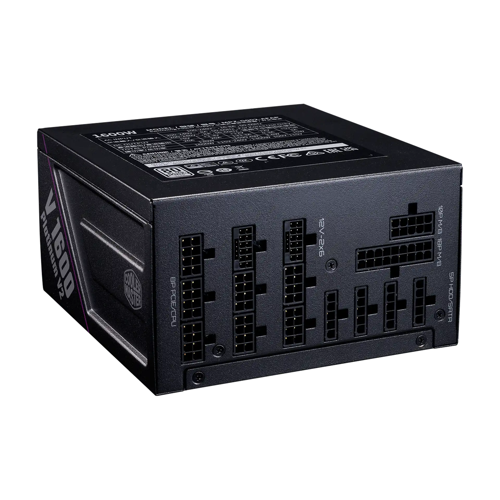 Cooler Master V 1600W V2 80 Plus Platinum Power Supply 2