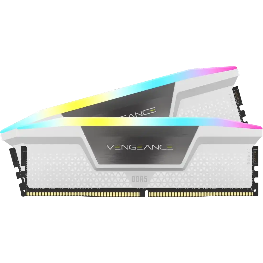 Corsair Vengeance RGB 32GB (2x16GB) DDR5 6400MHz CL32 1.40V Intel XMP RAM - White