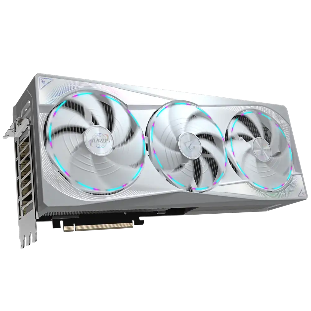 GIGABYTE AORUS GeForce RTX 5080 16GB GDDR7 MASTER ICE Graphics Card 3