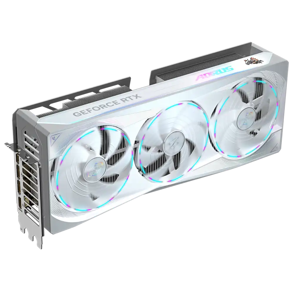 GIGABYTE AORUS GeForce RTX 5080 16GB GDDR7 MASTER ICE Graphics Card 7