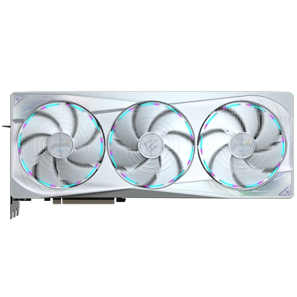 GIGABYTE AORUS GeForce RTX 5080 16GB GDDR7 MASTER ICE Graphics Card 8
