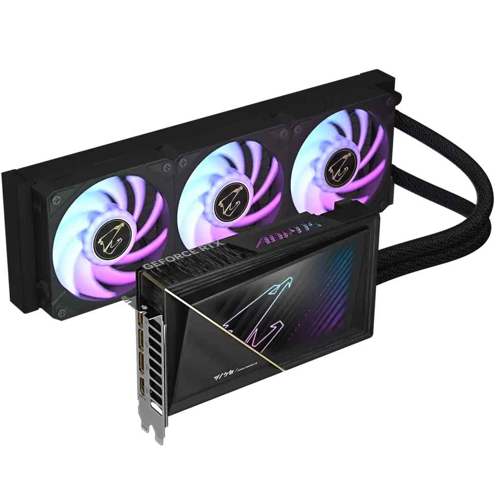 GIGABYTE AORUS GeForce RTX 5080 16GB GDDR7 XTREME WATERFORCE Graphics Card 3