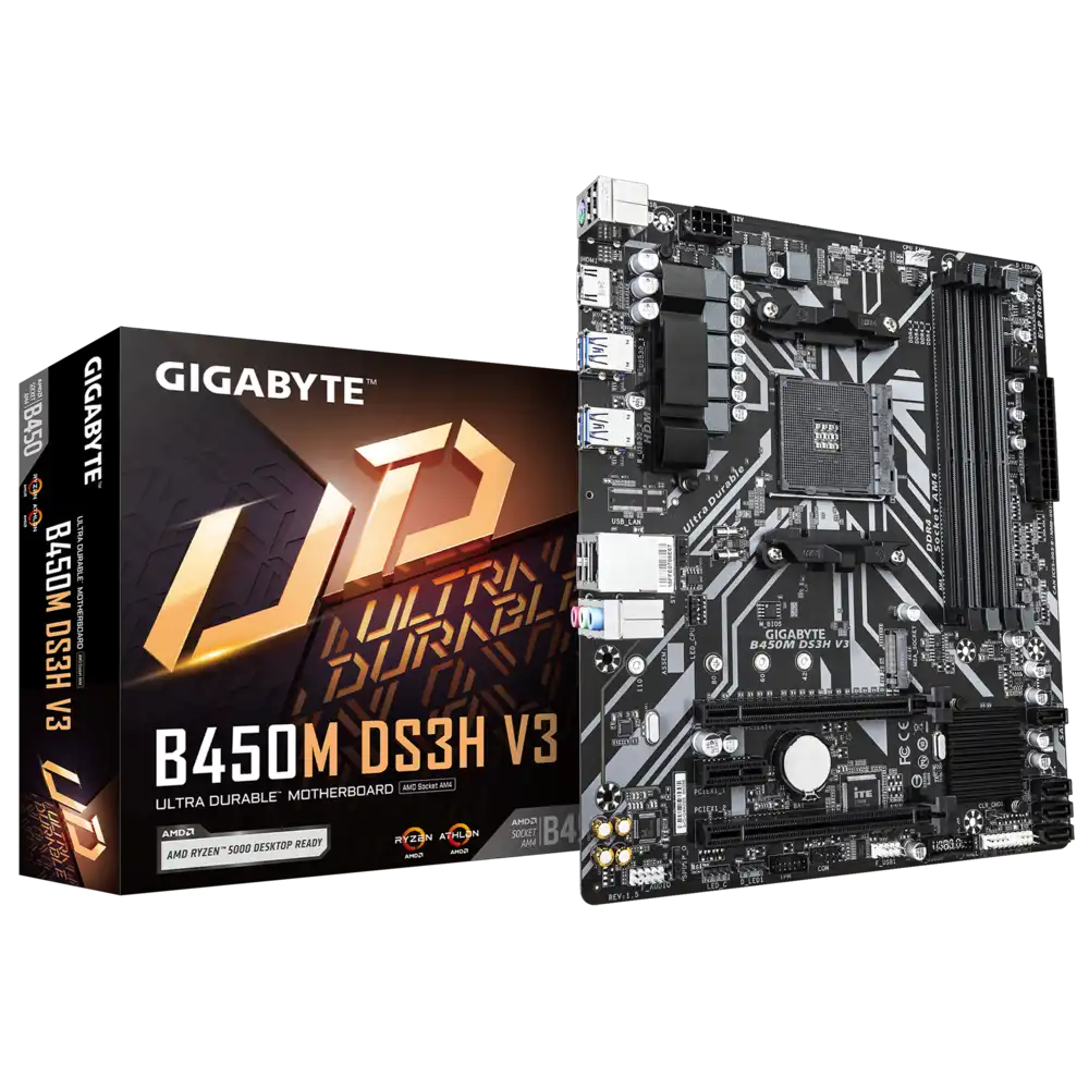 Gigabyte B450M DS3H V3 Motherboard