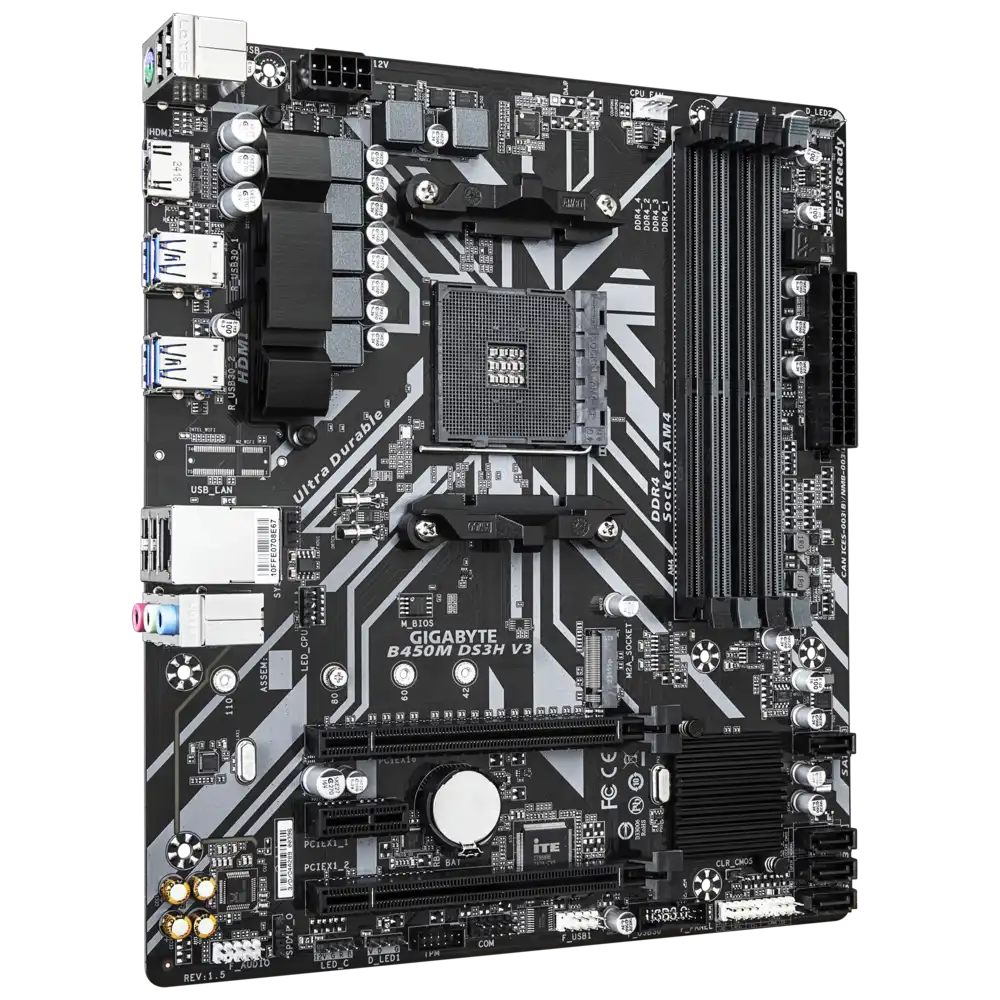 Gigabyte B450M DS3H V3 Motherboard 2
