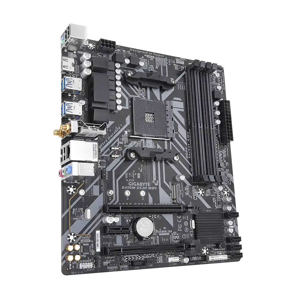 Gigabyte B450M DS3H WIFI Motherboard 3