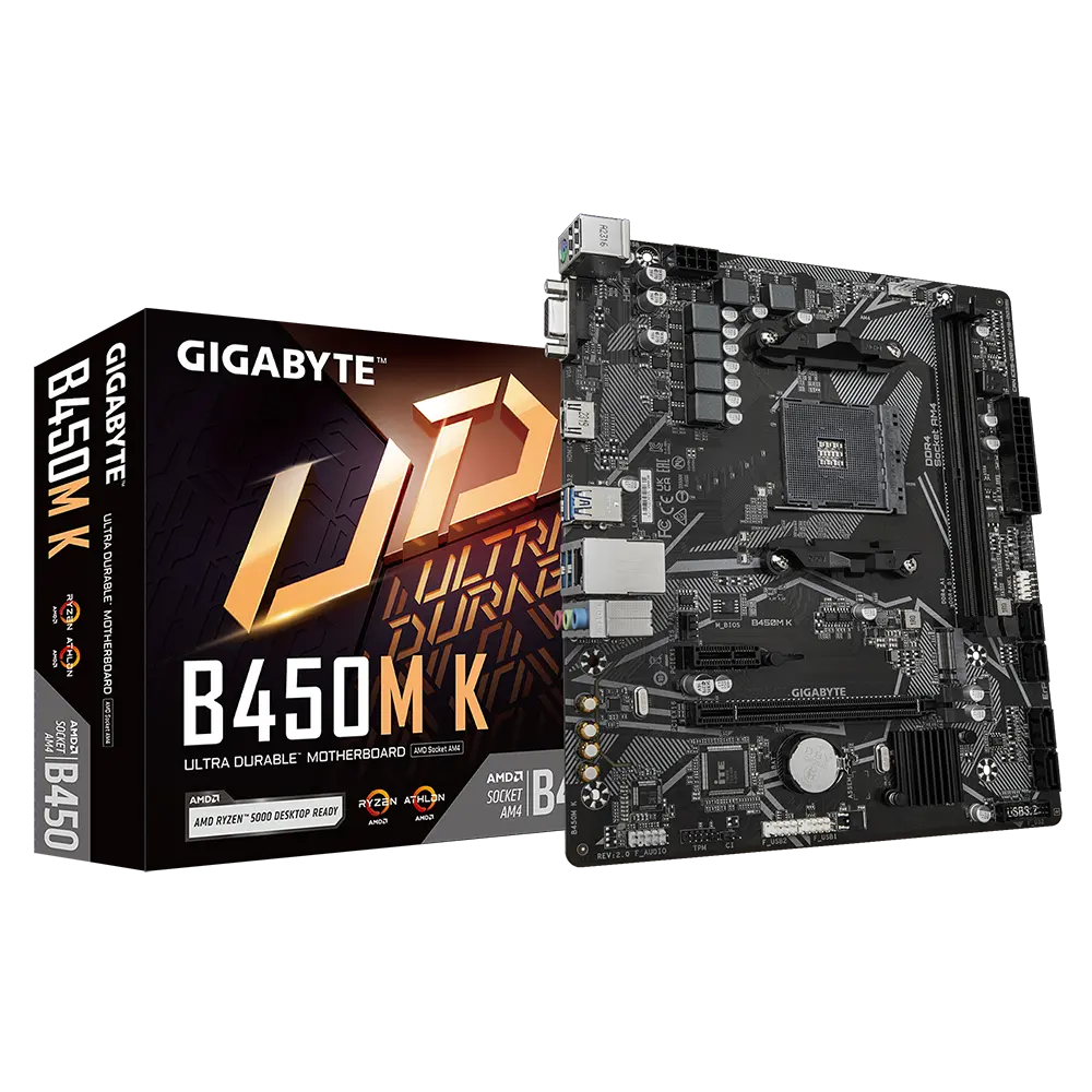 Gigabyte B450M K Motherboard