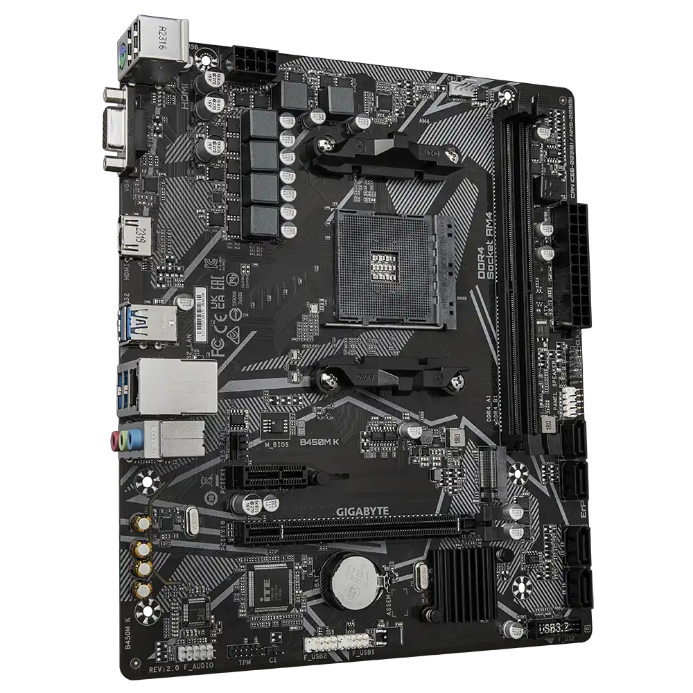 Gigabyte B450M K Motherboard 4