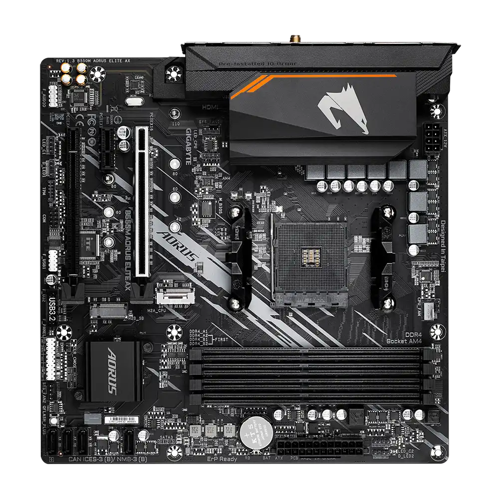 Gigabyte B550M AORUS ELITE AX Motherboard 3