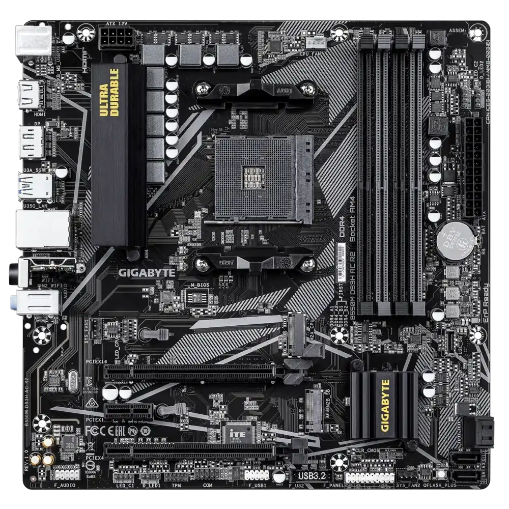 Gigabyte B550M DS3H AC R2 Motherboard 2
