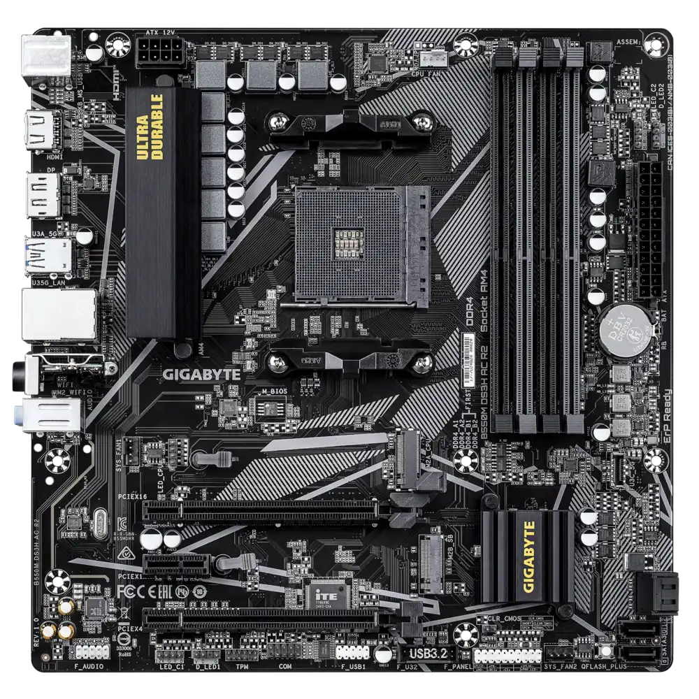 Gigabyte B550M DS3H AC R2 Motherboard 4