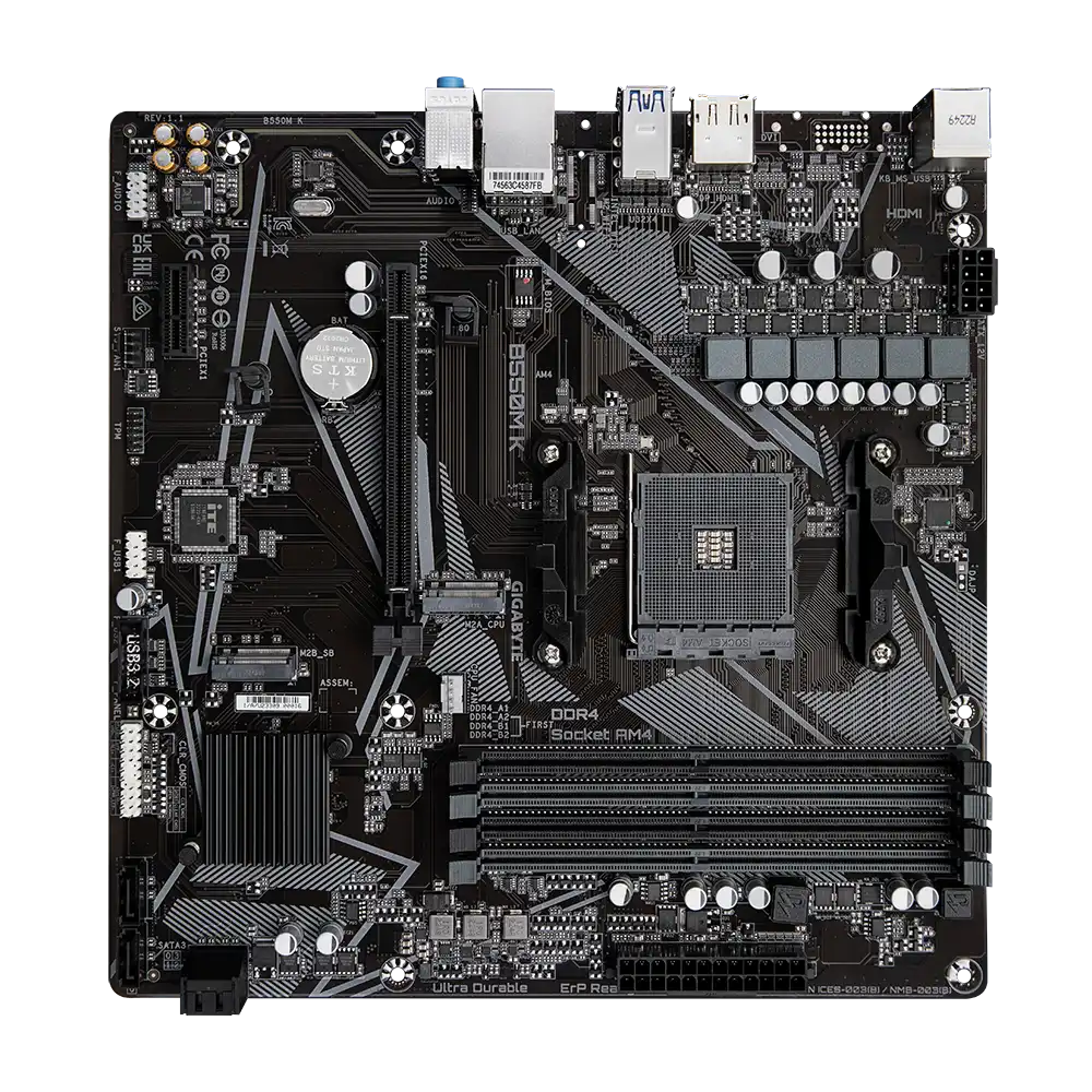 Gigabyte B550M K Motherboard 2