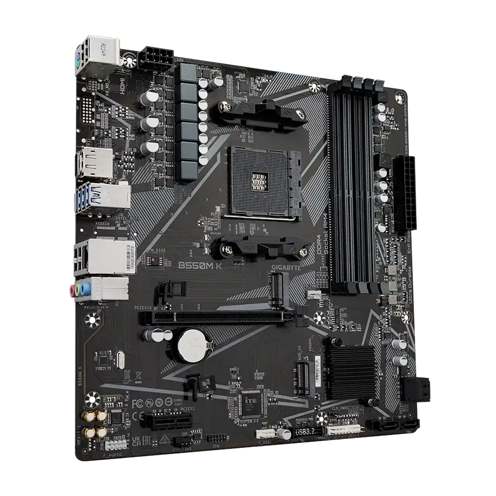 Gigabyte B550M K Motherboard 4