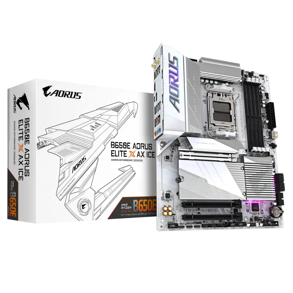Gigabyte B650E AORUS ELITE X AX ICE Motherboard