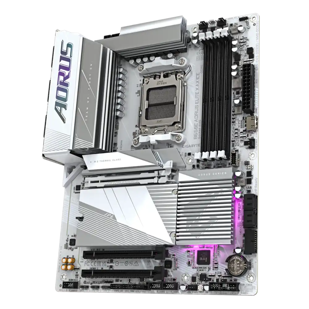 Gigabyte B650E AORUS ELITE X AX ICE Motherboard 2