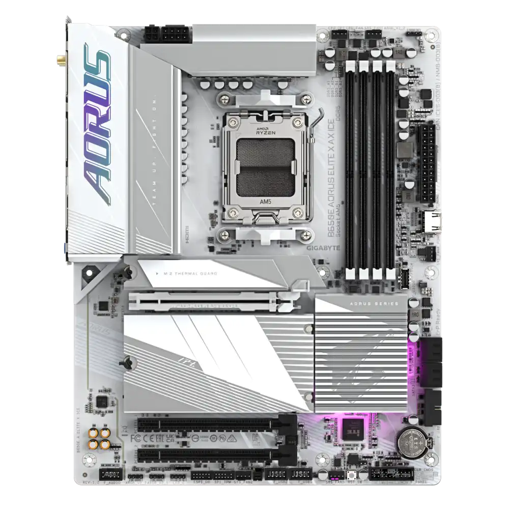 Gigabyte B650E AORUS ELITE X AX ICE Motherboard 4