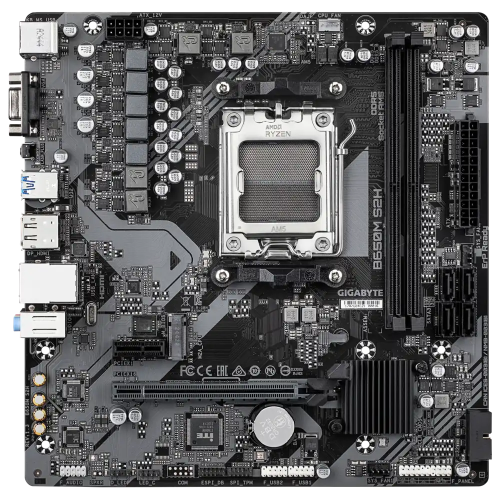 Gigabyte B650M S2H Motherboard 2