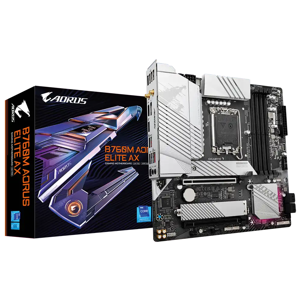 Gigabyte B760M AORUS ELITE AX Motherboard