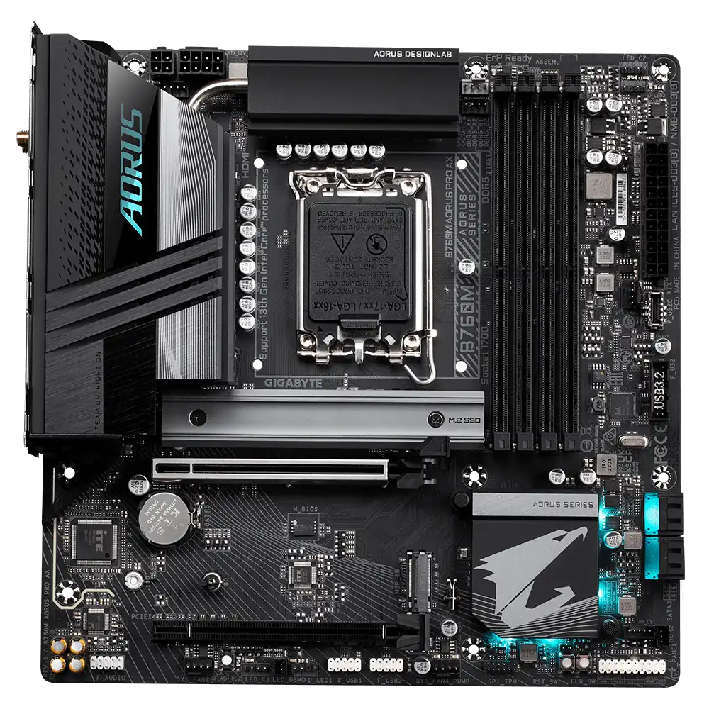 Gigabyte B760M AORUS PRO AX Motherboard 4